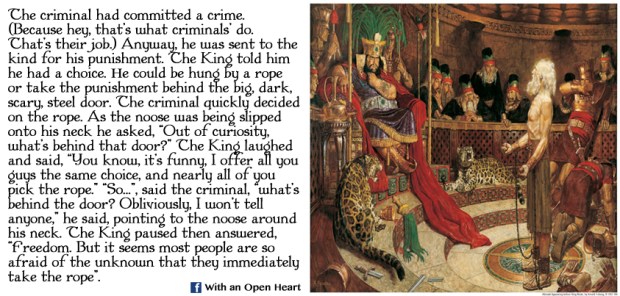 (Adapted from "How to Be Happy Dammit: A Cynic's Guide to Spiritual Happiness")