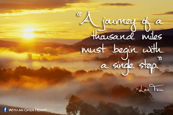 A journey of a thousand miles